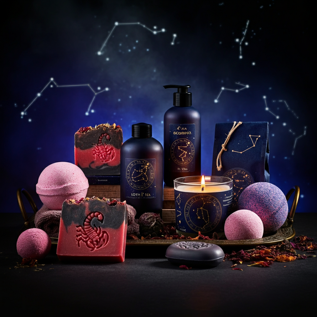Complete 12 Zodiac Celestial Bath Collection